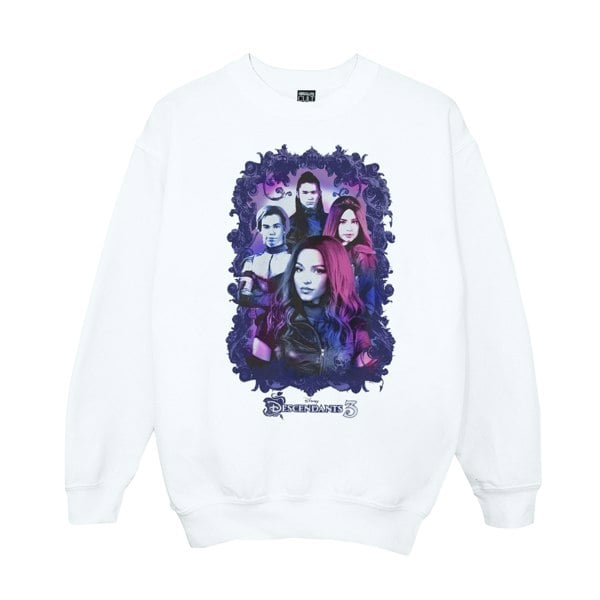 Disney Girls The Descendants Group Attitude Sweatshirt - White