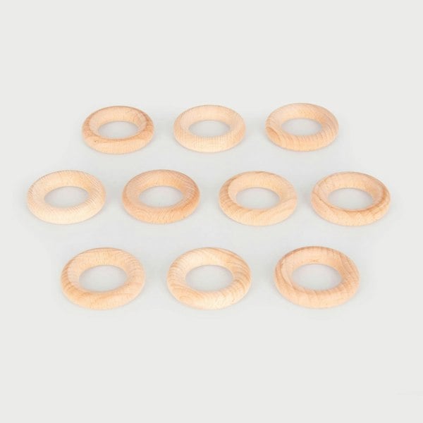tickit Natural Wooden Rings