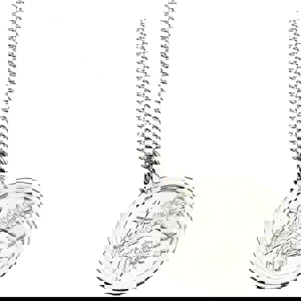 Sterling Silver St. Christopher Necklace - MYLEE London
