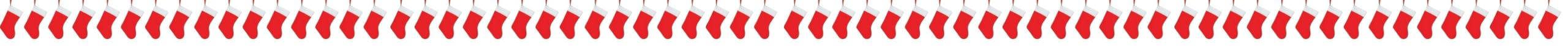 38cm Red Felt Christmas Santa Stocking Hanging Sack for Festive Home Decor image 1