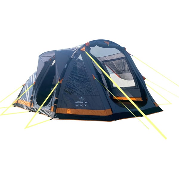 The Abberley Xl Breeze® 4 Berth Inflatable Tent from OLPRO on a white background.