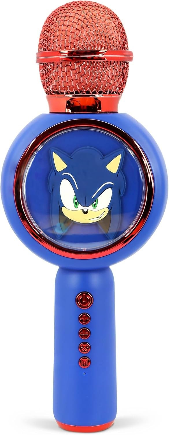 OTL | Sonic The Hedgehog Karaoke Microphone and Wireless Speaker with LED Lights