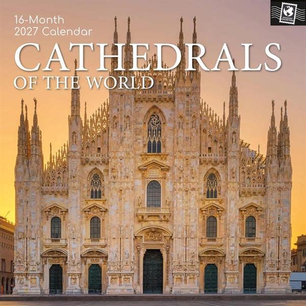Cathedrals of the World Calendar 2027, Wall Calendars, Month To View, Travel, Gift