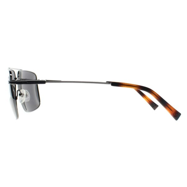 Timberland Sunglasses TB9292 06D Shiny Dark Nickeltin Smoke Polarized