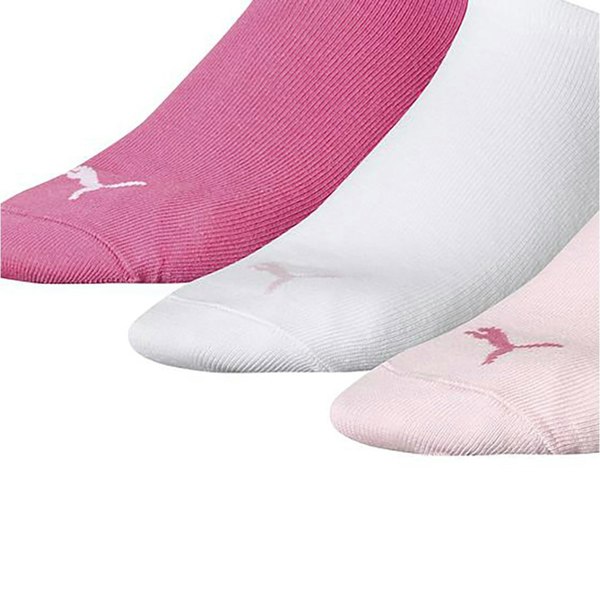 Puma Unisex Adult Invisible Socks (Pack of 3) - Pink