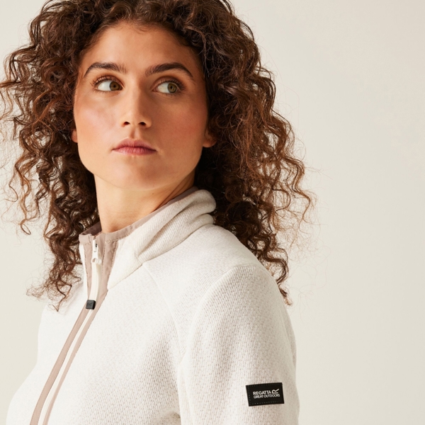 Regatta Women's Elzie Full Zip Fleece Jacket - Blanc De Blanc