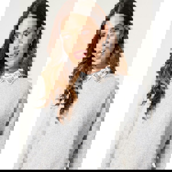 Blue Vanilla Peter Pan Embellished Jumper