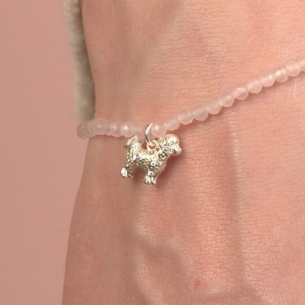 Mylee London Bichon Crystal Bracelet - Personalised