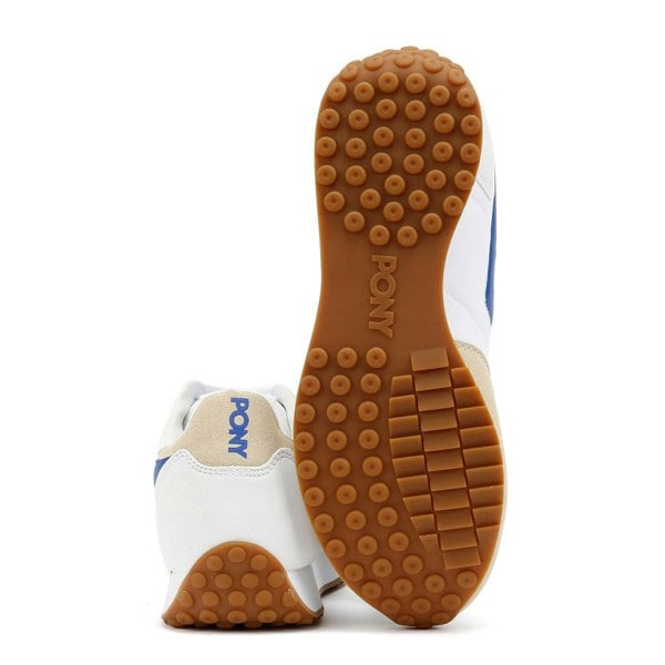 Pony Express White/Electric Blue Trainers
