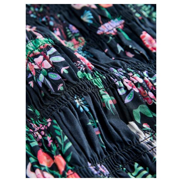 Cath Kidston Womens/Ladies Island Print Peplum Top - Black - 