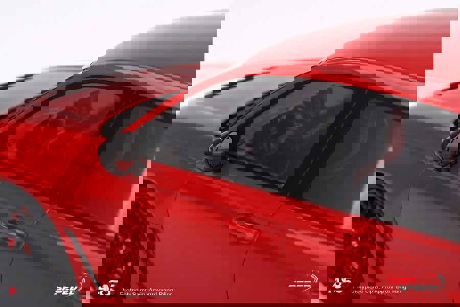 TSM Honda Civic Type R Rallye Red LHD 2023 1:18 Scale TSM TS0485