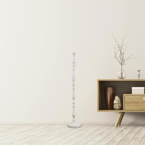 Cream Candle Stick Base Fl