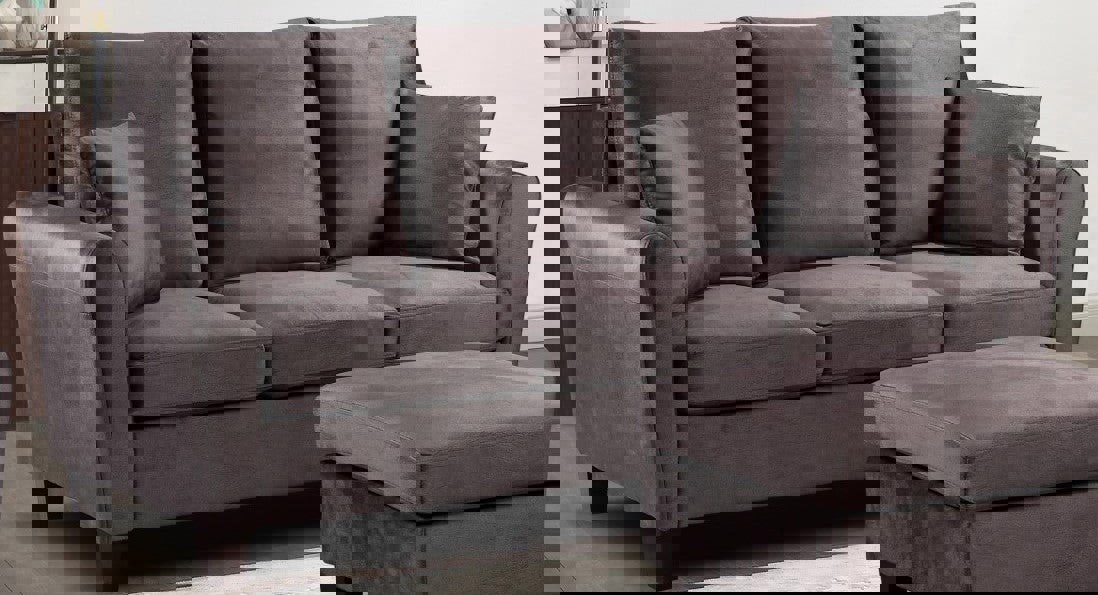 Comfy Living Tivoli Sofa Set: Brushed Velvet for a Luxurious Living Room Experience