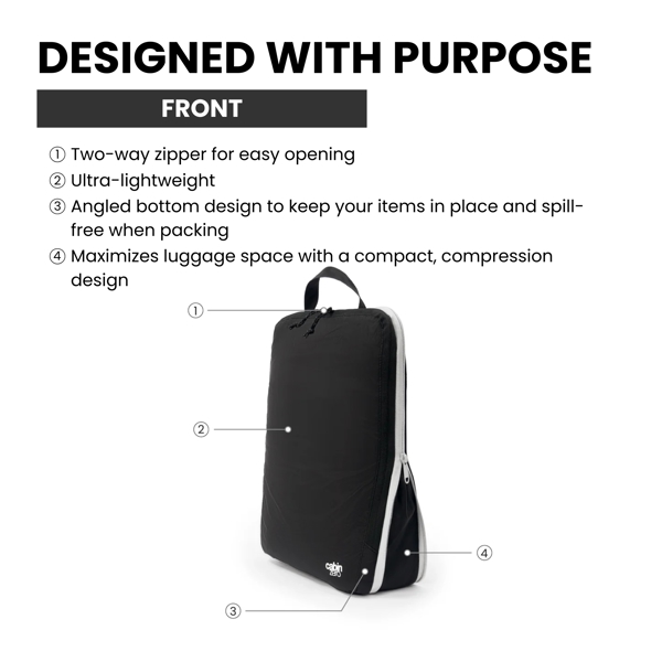 CabinZero Ultralight Compression Packing Cube - Large