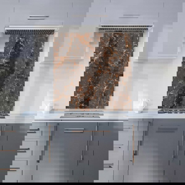 Warren Reed - Designer Browns Quartz Effect Kitchen Splashback