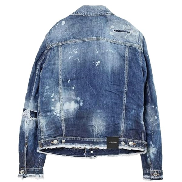 Dsquared2 Dan Jean Navy Blue Denim Jacket M