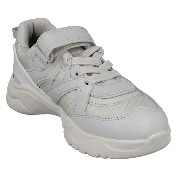 Clarks Kids Clarks Chunky Sole Sports Trainers Feather Pace K