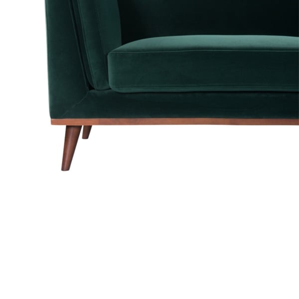 Mickey 3 Seat Sofa - Emerald Green