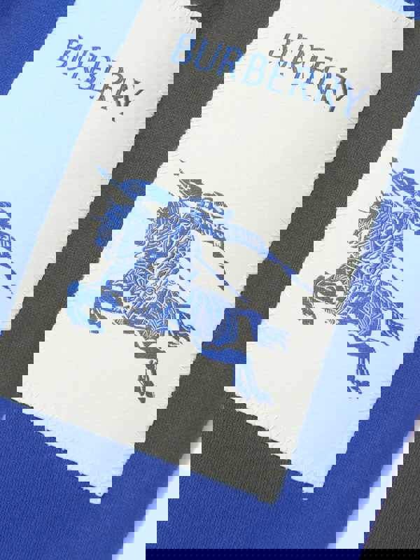 Burberry Kids Burberry Boys EKD Label Sidney Joggers in Blue