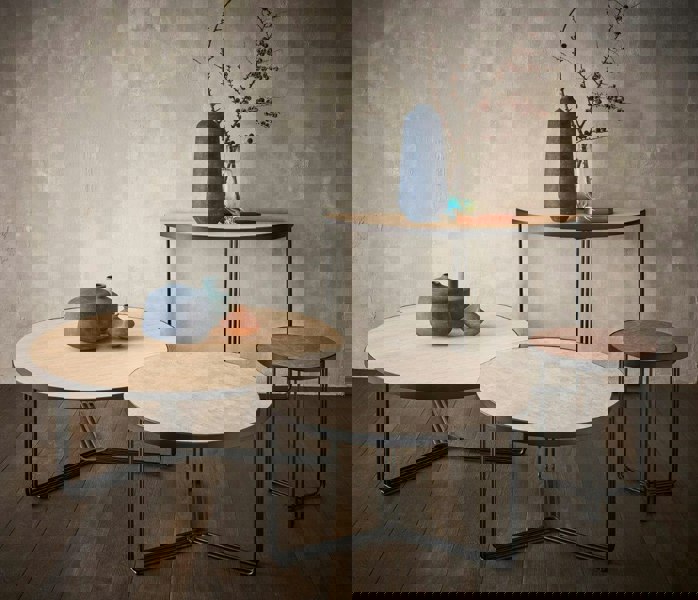 FINN Demi Lune Console Tables by Gillmore British Design