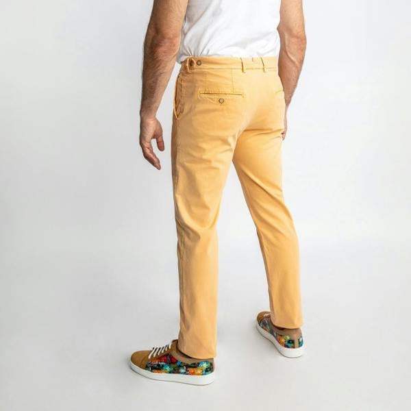 CLAUDIO LUGLI COLORED CHINO TROUSERS – Premium Men's Patterned Shirt by Claudio Lugli | Bold Design, Tailored Fit, Best Printed Shirts