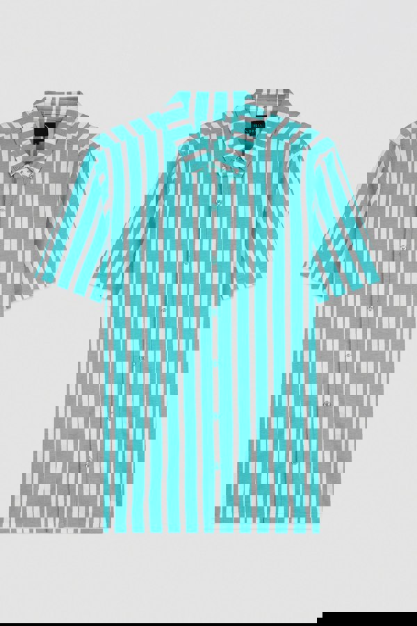 ENORSIA Men's Short Sleeve Stripe Jersey Shirt