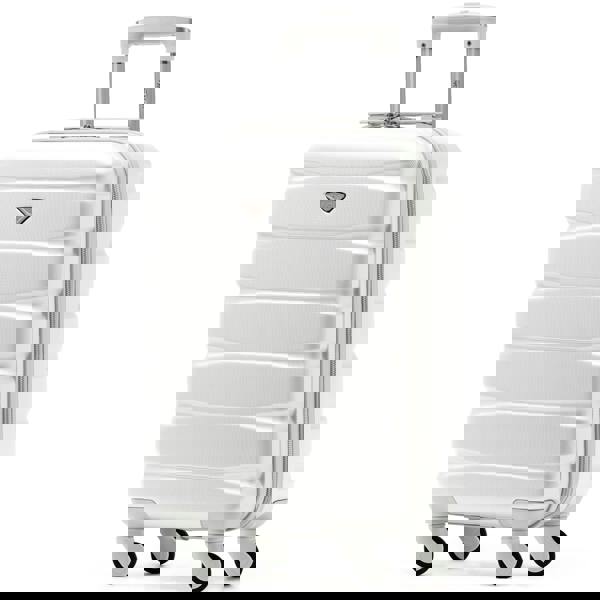 Flight Knight 55x35x20cm Cabin Carry Bag Hard Shell Suitcase 100+ Airline Approved