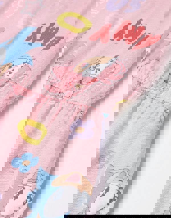 Sonic the Hedgehog Girls Pink Character Pastel Sleeveless Playsuit