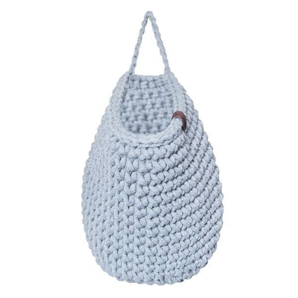 Zuri House Crochet hanging bags | BABY BLUE
