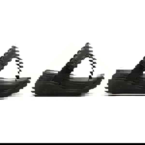 FitFlop F-Mode Go Adjustable Flatform Women's Sandals - Black