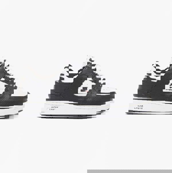 Lacoste COURT CAGE Mens Court Trainers Trainers Black/White