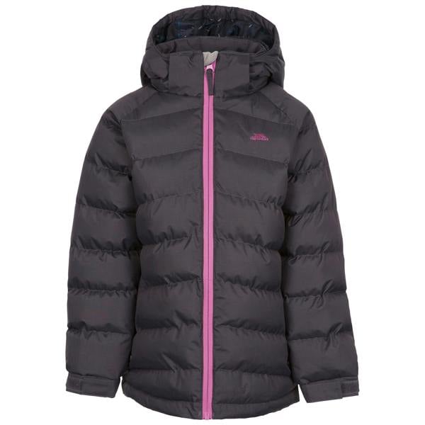 Trespass Childrens Girls Amira Casual Jacket - Dark Grey - 