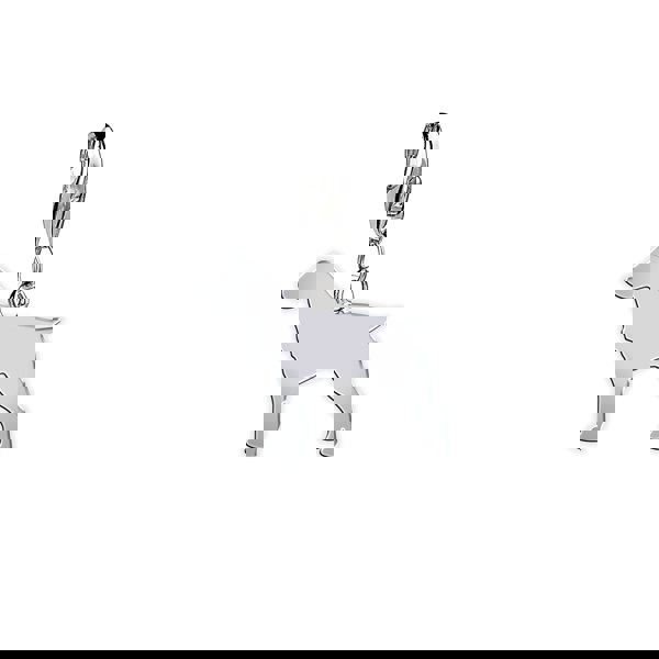 Brittany Spaniel Silhouette Silver Charm - MYLEE London