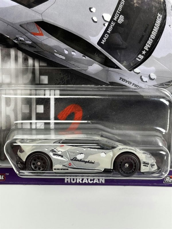 Hot Wheels LB Works Lamborghini Huracan Slide Street 2 Real Riders 1:64 Hot Wheels HKC84