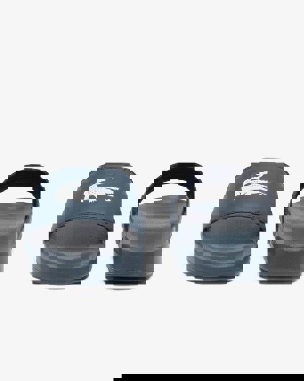 Lacoste Mens Serve Sliders - Navy/White 092