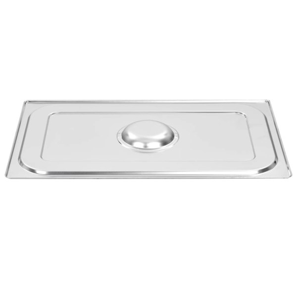 Berkfield Lids for GN 1/1 Pan 2 pcs Stainless Steel