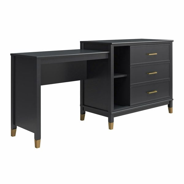 Dorel Home Westerleigh 3-in-1 Media Dresser Black