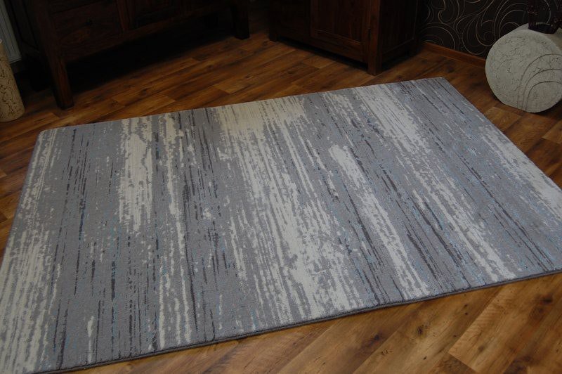 RugsX Andere Rectangular Rug - Grey Abstract Striations