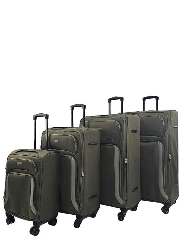 Eagle Luggage Soft Shell Suitcase Luggage Set Travel Light Carry On Cabin Bag