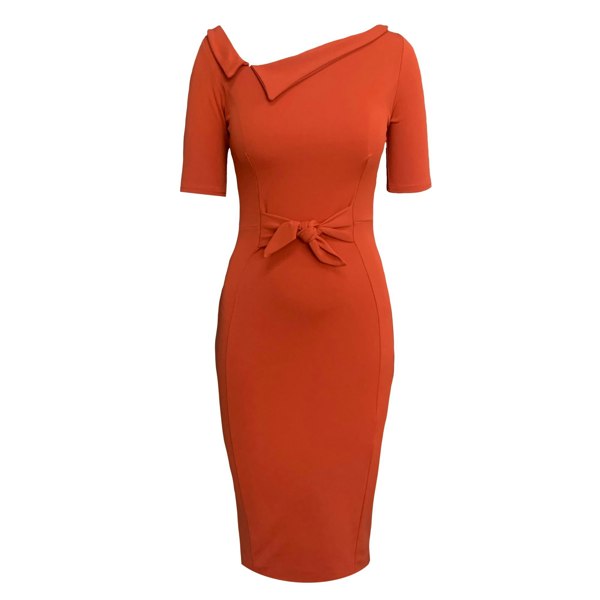 Frock Tales Gwen Dress In Rust