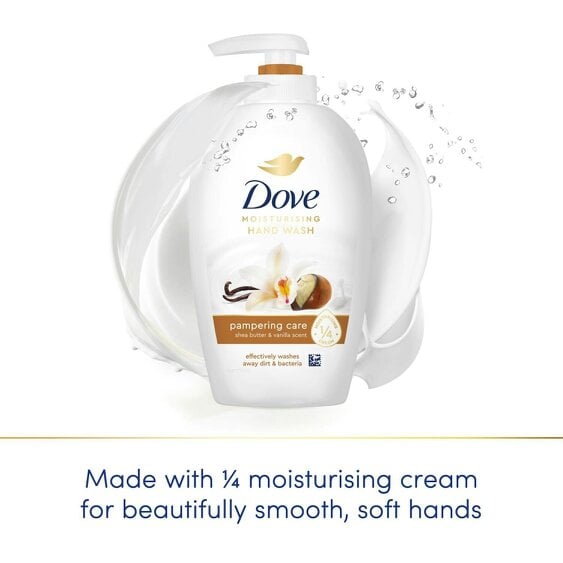 Dove Moisturising Hand Wash, Pampering Care with Shea Butter & Vanilla, 250ml