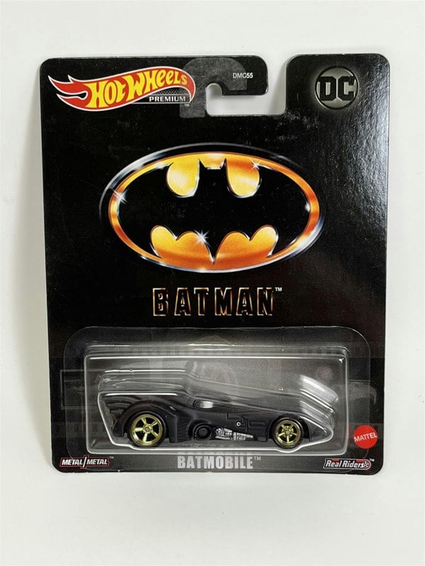 Hot Wheels Batman Batmobile Real Riders 1:64 Scale Hot Wheels HKC22