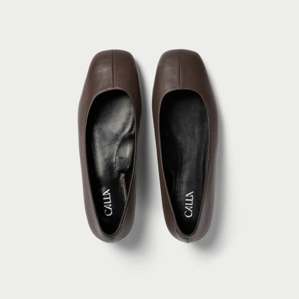 Calla Lucinda Flat Shoes for Bunions & Wide Feet  - Slate Leather