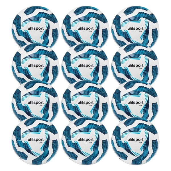 Uhlsport Team Training Football Size 3 Pack of 12 - White