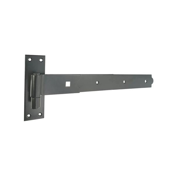 Hook and Band Hinge - Straight  - Black
