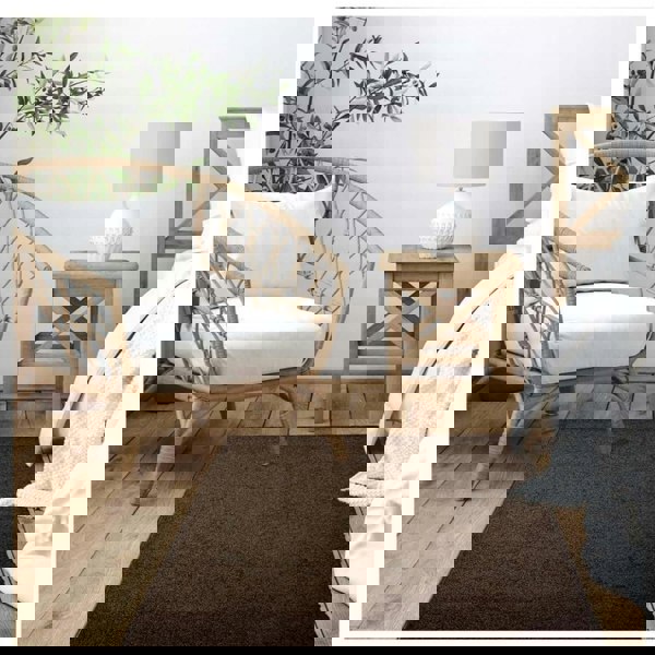 Fiji Chocolate Brown Washable Solid Shaggy Rug – The Rugs