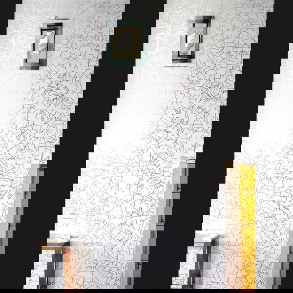 Angles silver / white wallpaper
