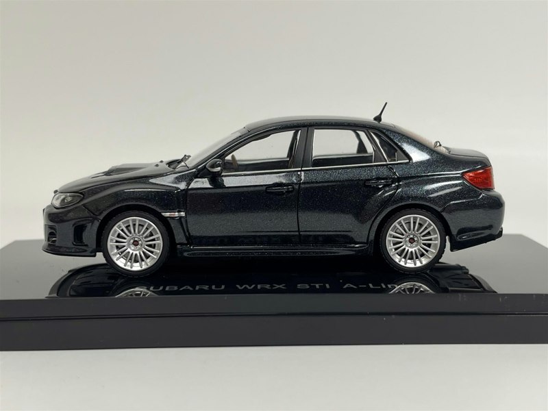 Ebbro Subaru WRX STI A Line Metallic Grey 1:43 Scale 44398