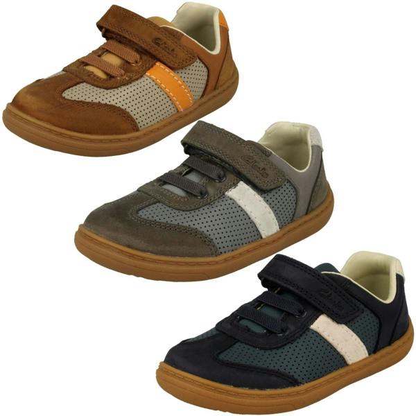 Clarks Boys Clarks Elasticated Lace Detailed Shoes Flash Step T