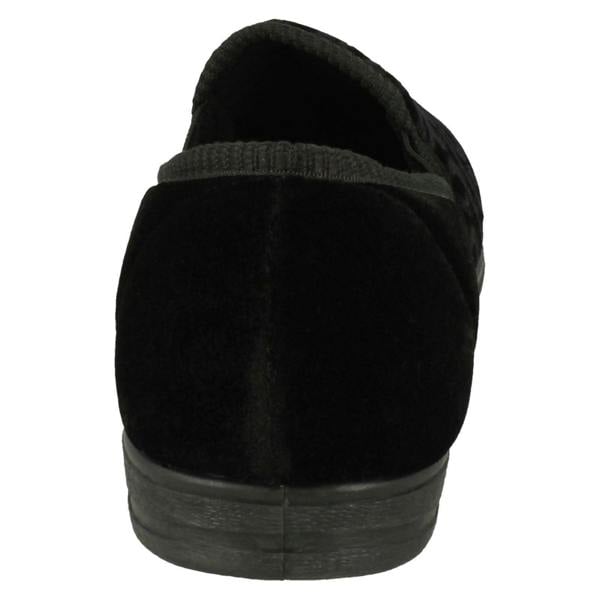 Mens Slippers Pattern Detailed Full Slipper Leo